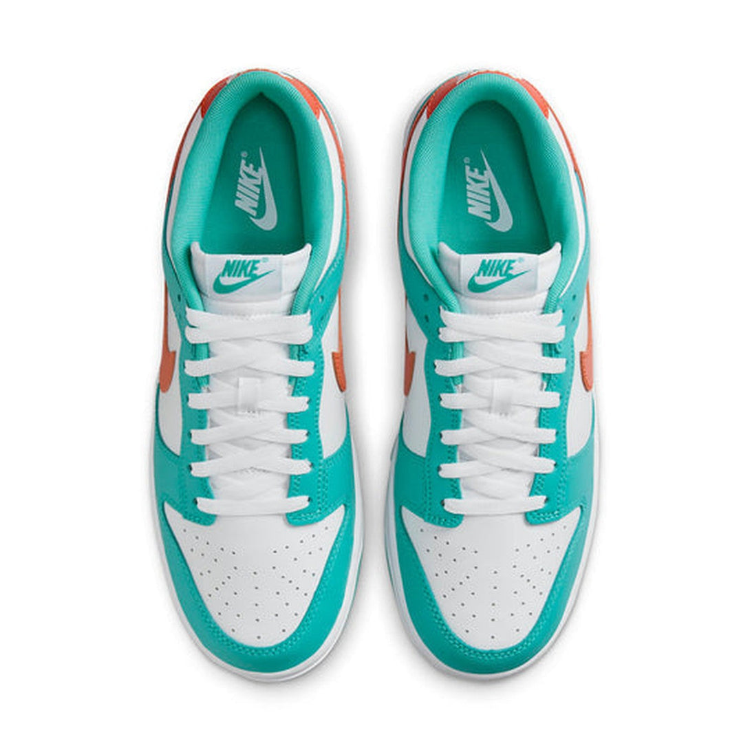 Nike Dunk Low 'Miami Dolphins'- Streetwear Fashion - ellesey.com