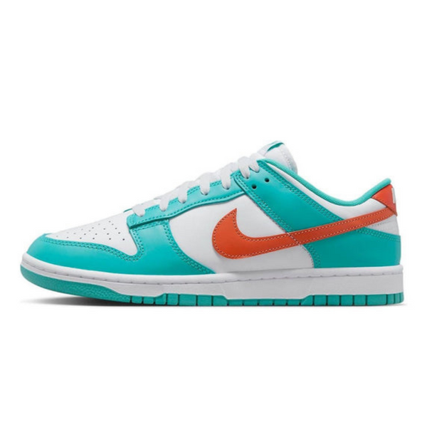 Nike Dunk Low 'Miami Dolphins'- Streetwear Fashion - ellesey.com