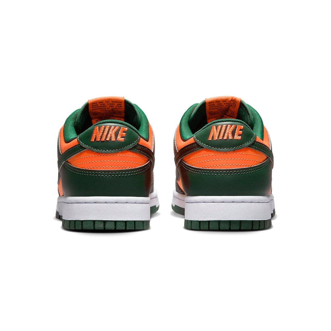 Nike Dunk Low 'Miami Hurricanes'- Streetwear Fashion - ellesey.com