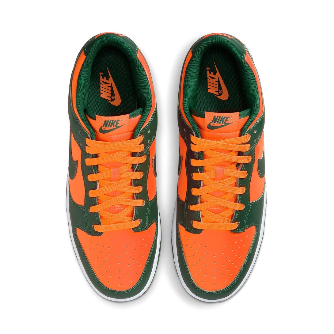 Nike Dunk Low 'Miami Hurricanes'- Streetwear Fashion - ellesey.com