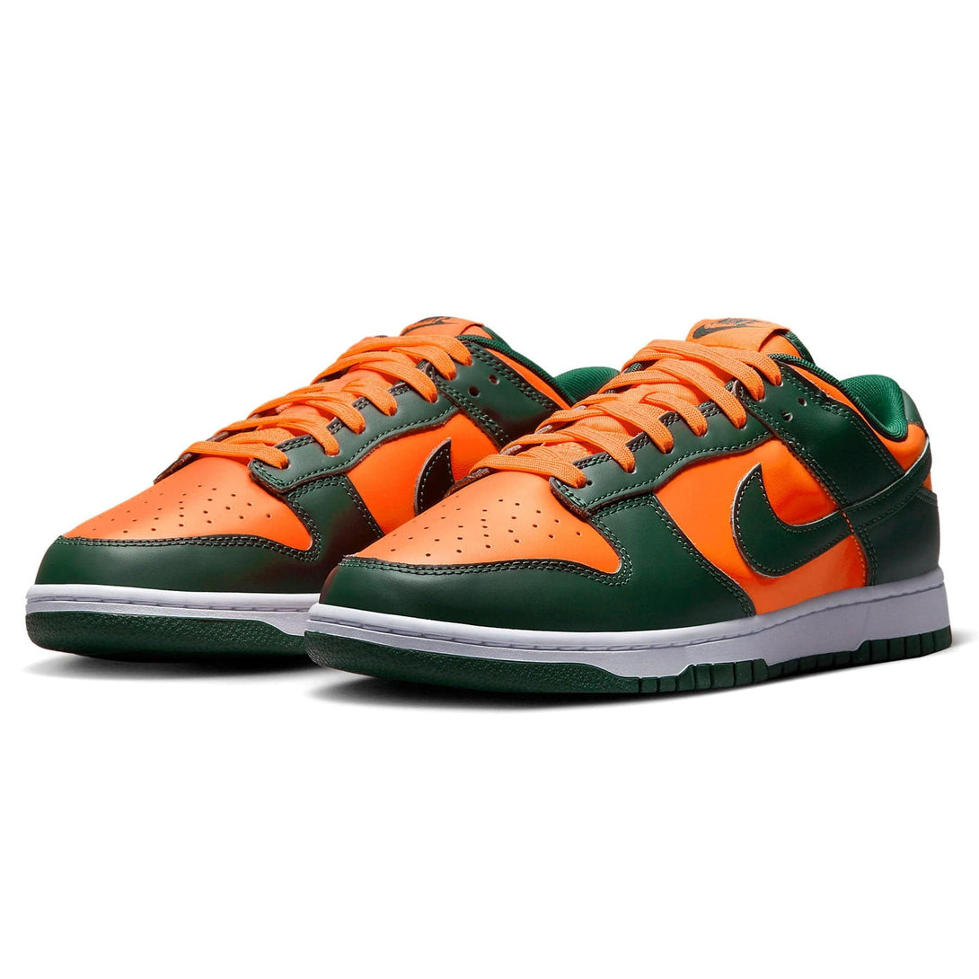 Nike Dunk Low 'Miami Hurricanes'- Streetwear Fashion - ellesey.com