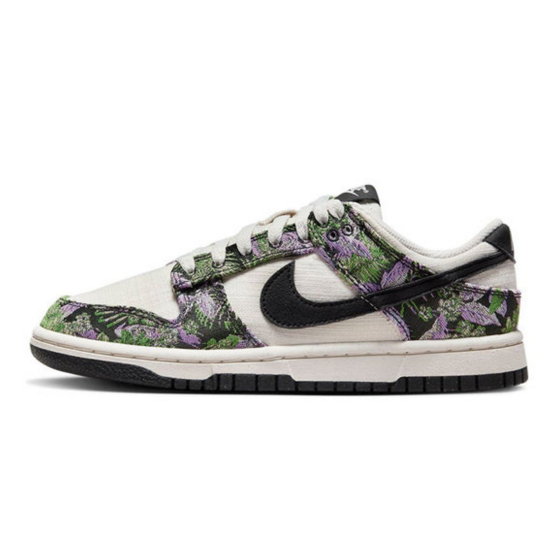 Nike Dunk Low Next Nature 'Floral Tapestry'- Streetwear Fashion - ellesey.com