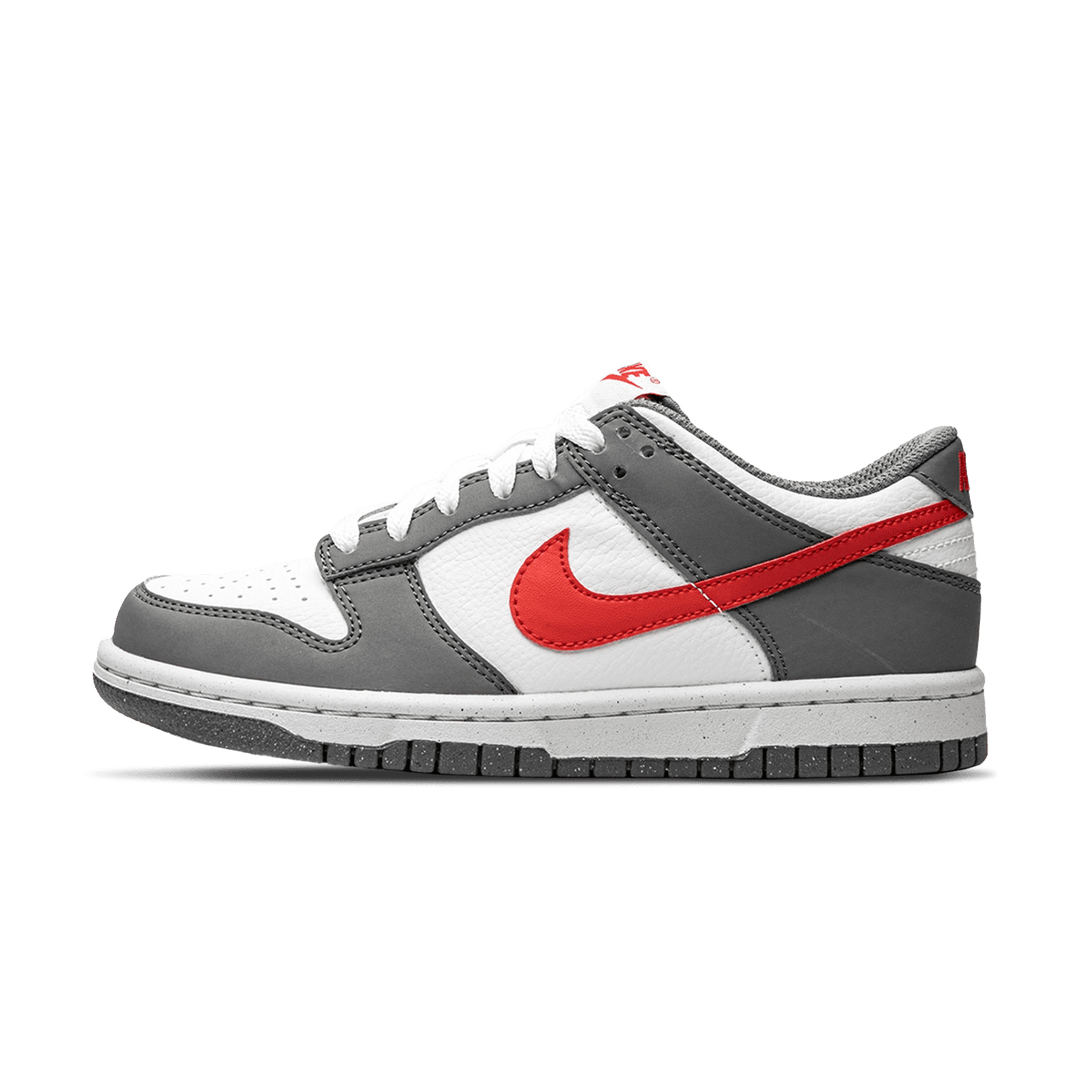 Nike Dunk Low Next Nature GS 'Smoke Grey Light Crimson'- Streetwear Fashion - ellesey.com