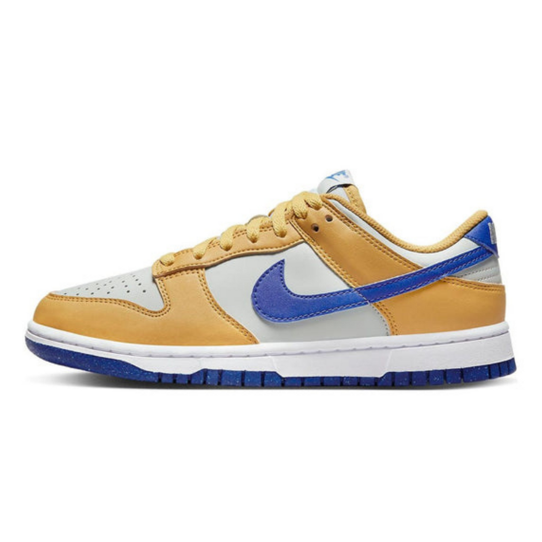 Nike Dunk Low Next Nature 'Wheat Gold Royal'- Streetwear Fashion - ellesey.com