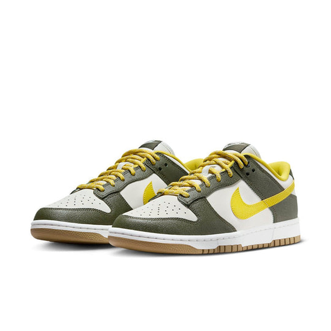 Nike Dunk Low Retro PRM 'Cargo Khaki Vivid Sulfur'- Streetwear Fashion - ellesey.com