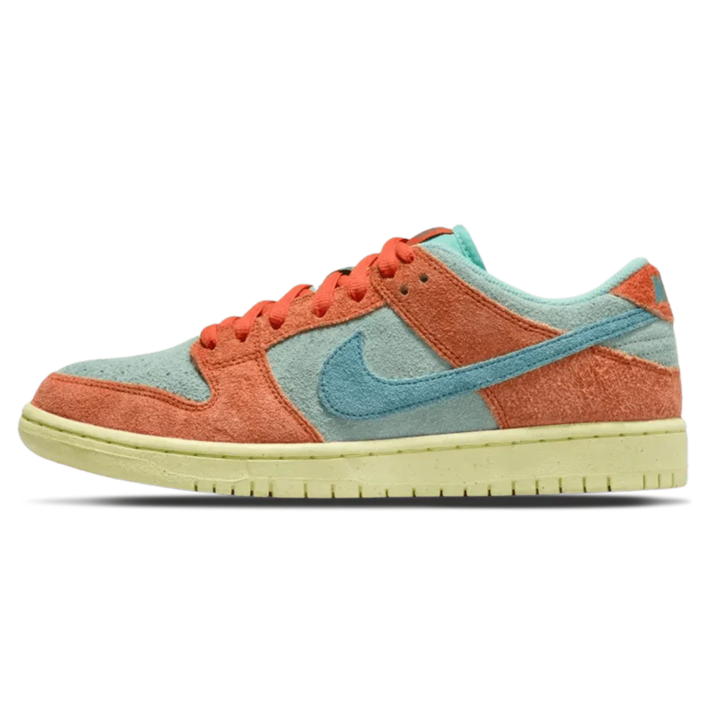 Nike Dunk Low SB 'Orange Emerald Rise'- Streetwear Fashion - ellesey.com