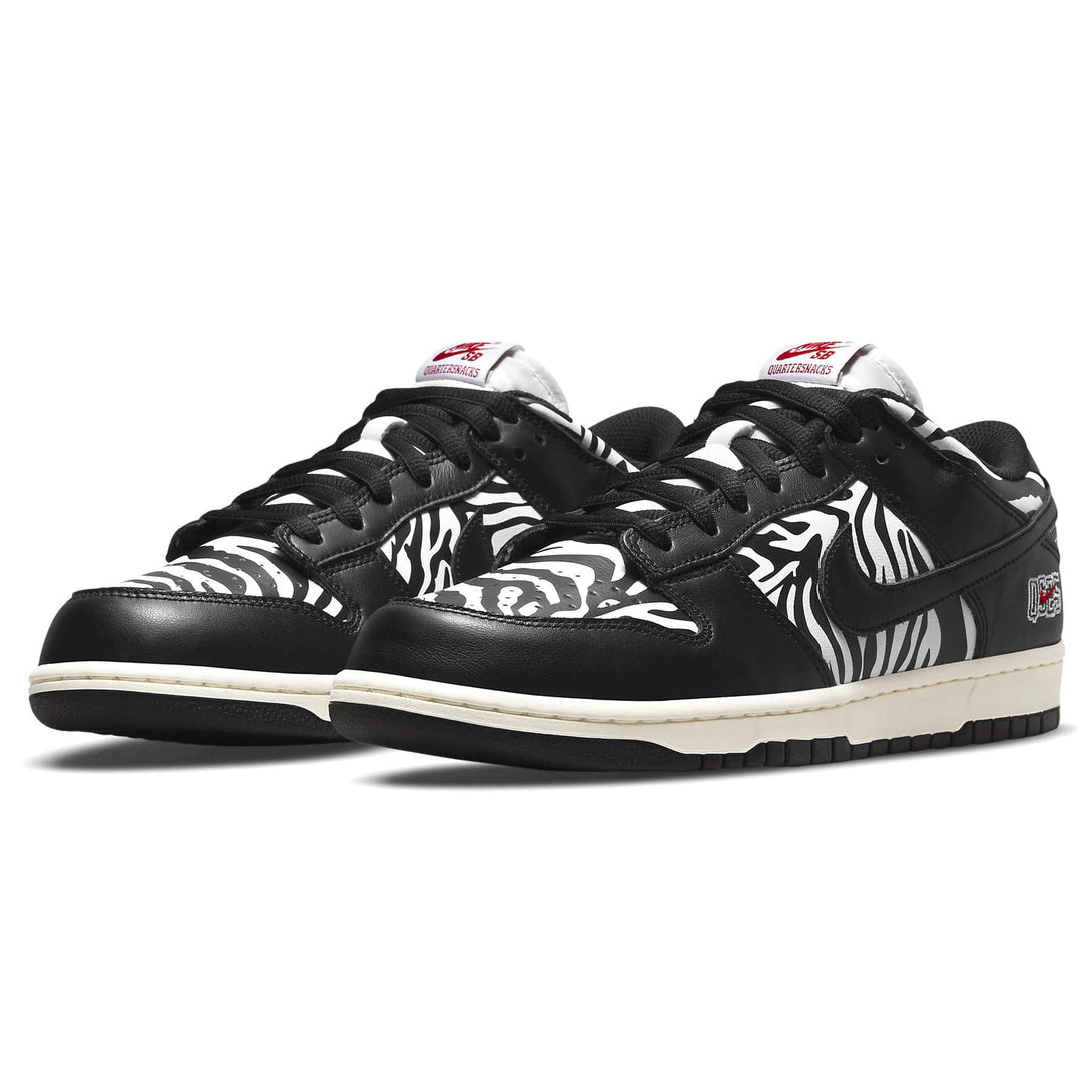 Nike Dunk Low SB x Quartersnacks 'Little Debbie's Zebra Cakes'- Streetwear Fashion - ellesey.com