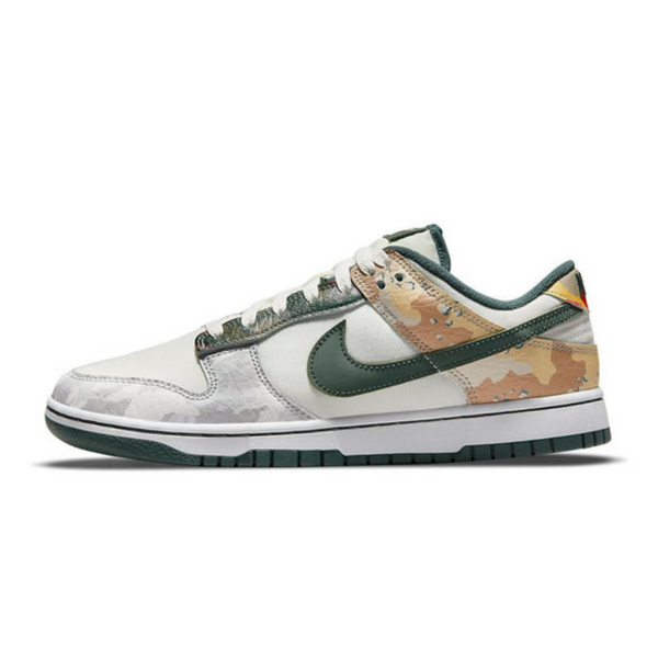 Nike Dunk Low SE 'Sail Multi-Camo'- Streetwear Fashion - ellesey.com