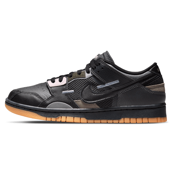 Nike Dunk Low Scrap 'Black'- Streetwear Fashion - ellesey.com