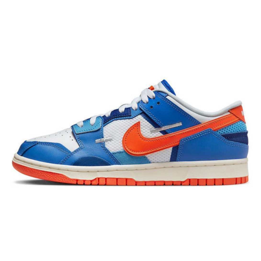 Nike Dunk Low Scrap 'Knicks'- Streetwear Fashion - ellesey.com