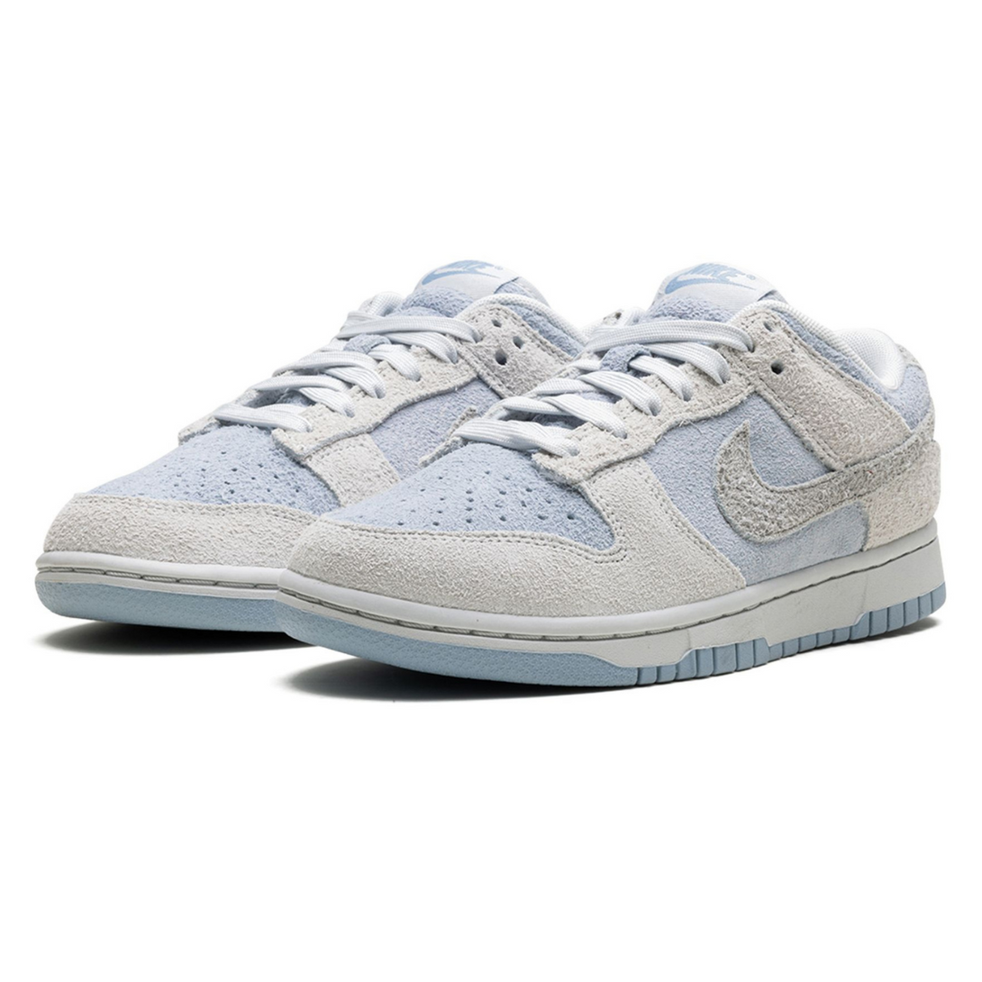 Nike Dunk Low "Suede - Photon Dust / Light Armory Blue"- Streetwear Fashion - ellesey.com