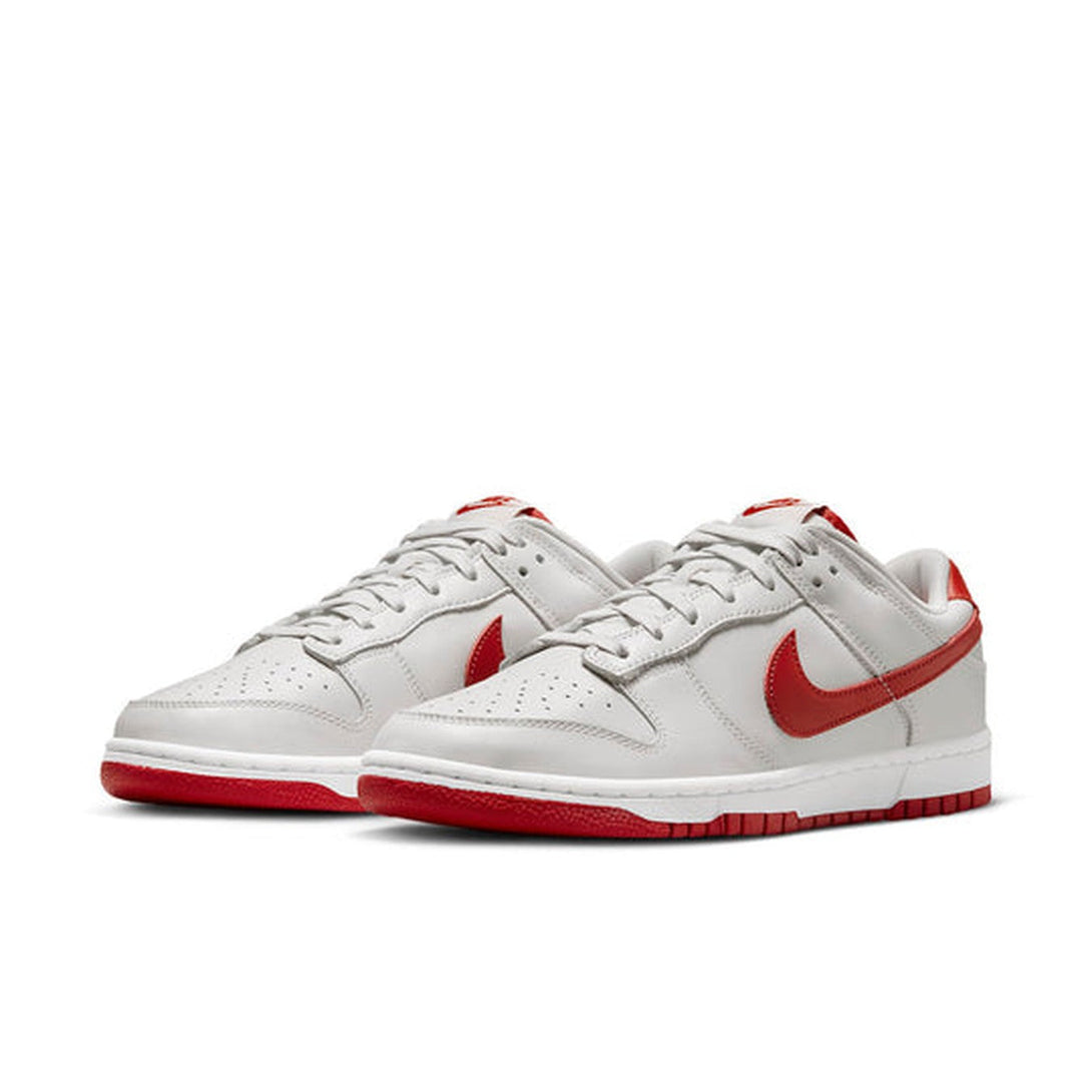 Nike Dunk Low 'Vast Grey Varsity Red'- Streetwear Fashion - ellesey.com