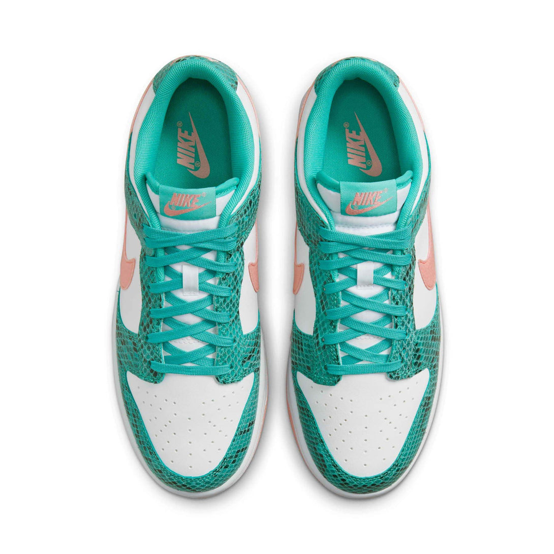 Nike Dunk Low 'Washed Teal Snakeskin'- Streetwear Fashion - ellesey.com