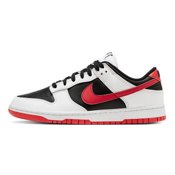 Nike Dunk Low 'White Black Red'- Streetwear Fashion - ellesey.com