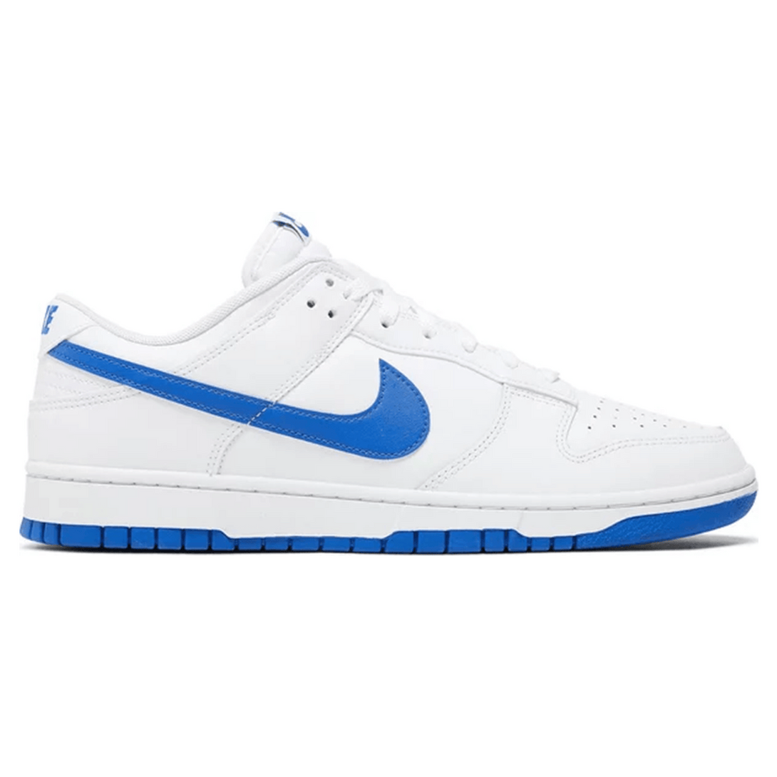 Nike Dunk Low 'White Hyper Royal'- Streetwear Fashion - ellesey.com