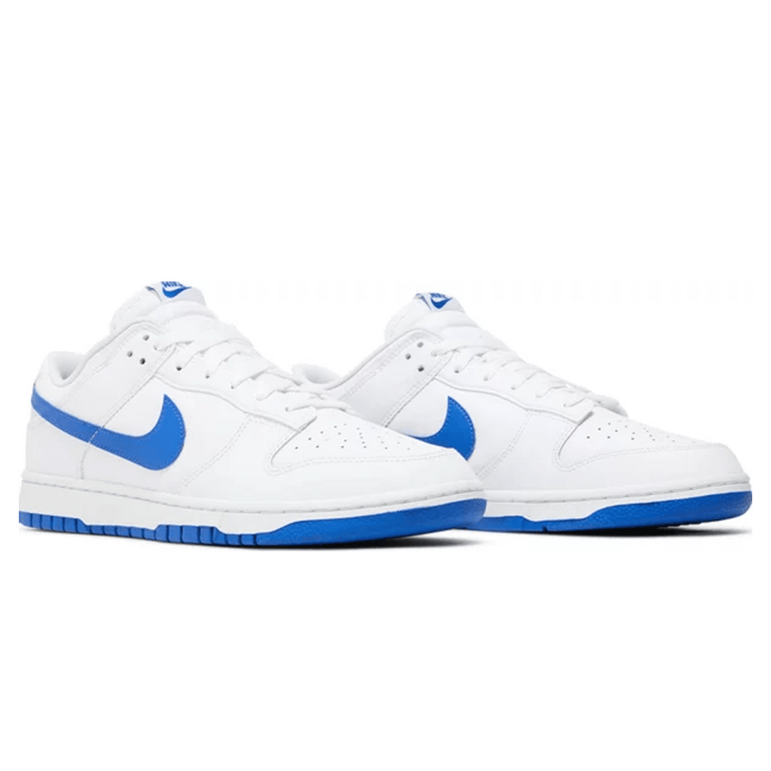 Nike Dunk Low 'White Hyper Royal'- Streetwear Fashion - ellesey.com