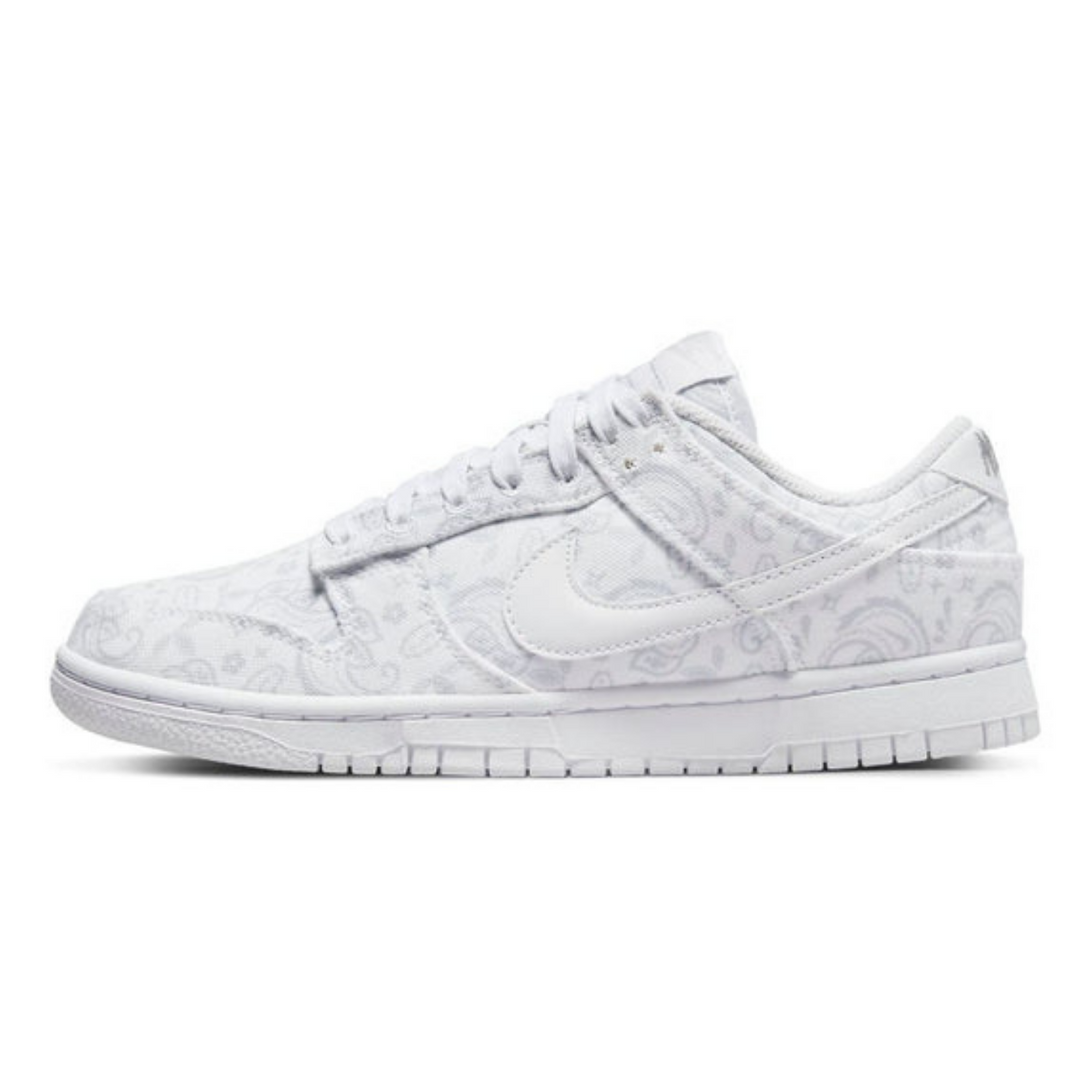 Nike Dunk Low 'White Paisley'- Streetwear Fashion - ellesey.com