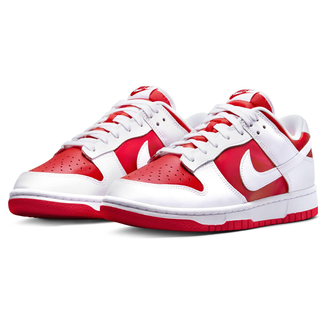 Nike Dunk Low 'White University Red'- Streetwear Fashion - ellesey.com