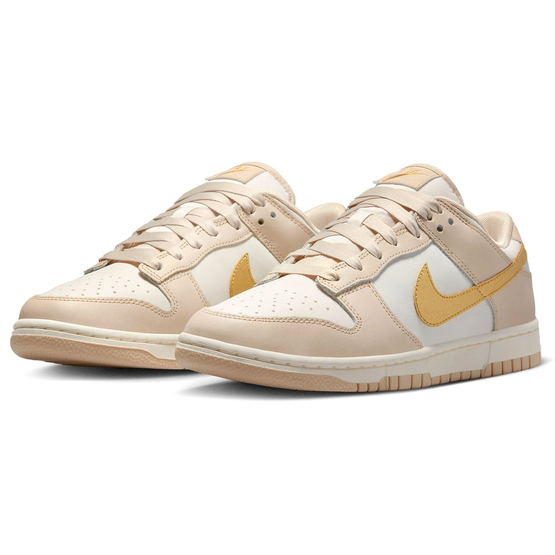 Nike Dunk Low Wmns 'Gold Swoosh'- Streetwear Fashion - ellesey.com