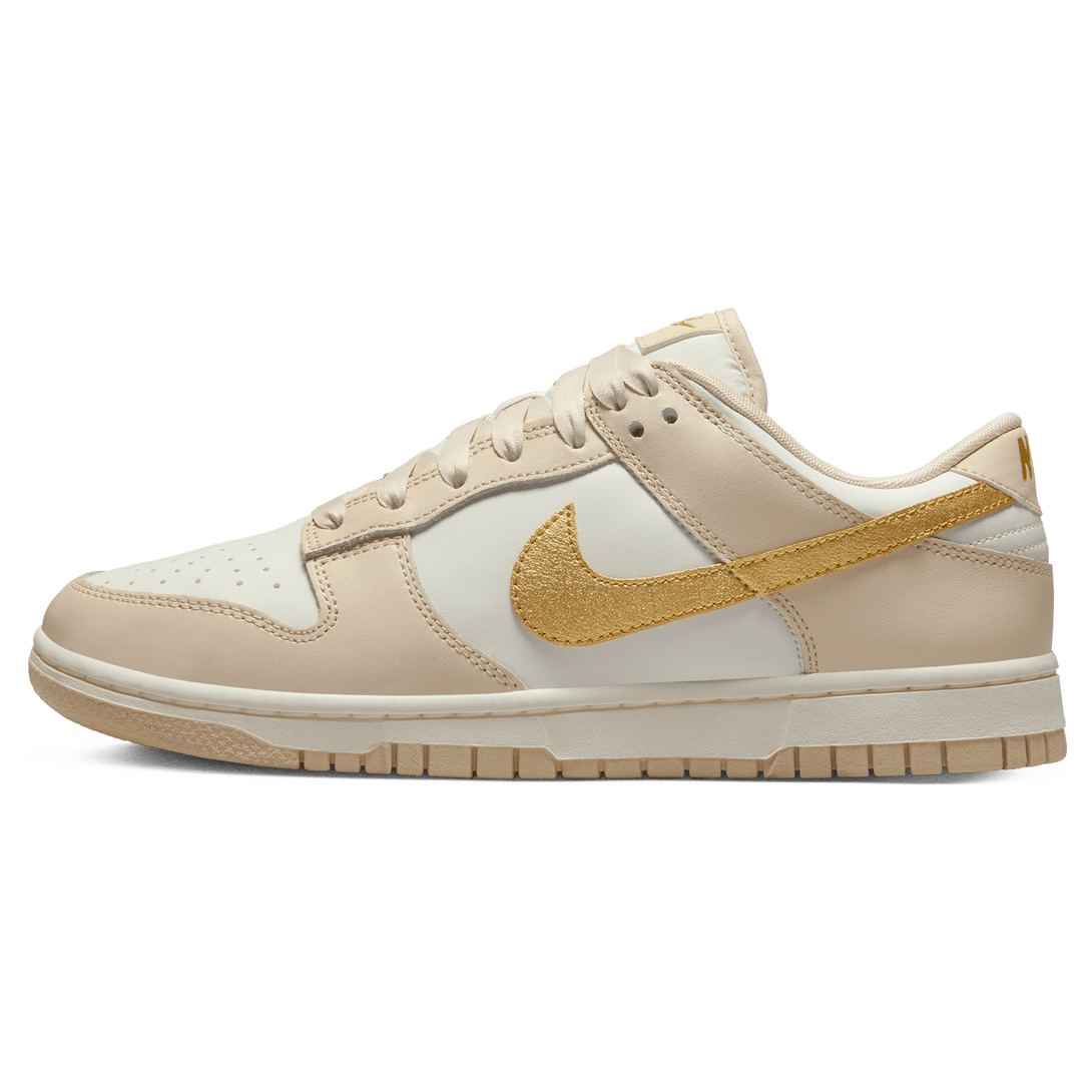 Nike Dunk Low Wmns 'Gold Swoosh'- Streetwear Fashion - ellesey.com