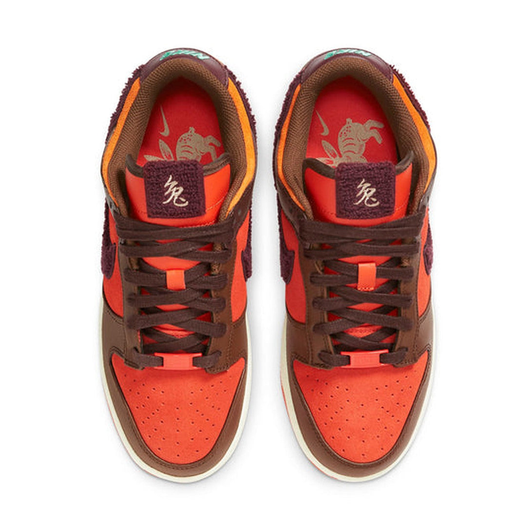 Nike Dunk Low 'Year of the Rabbit - Brown Orange'- Streetwear Fashion - ellesey.com