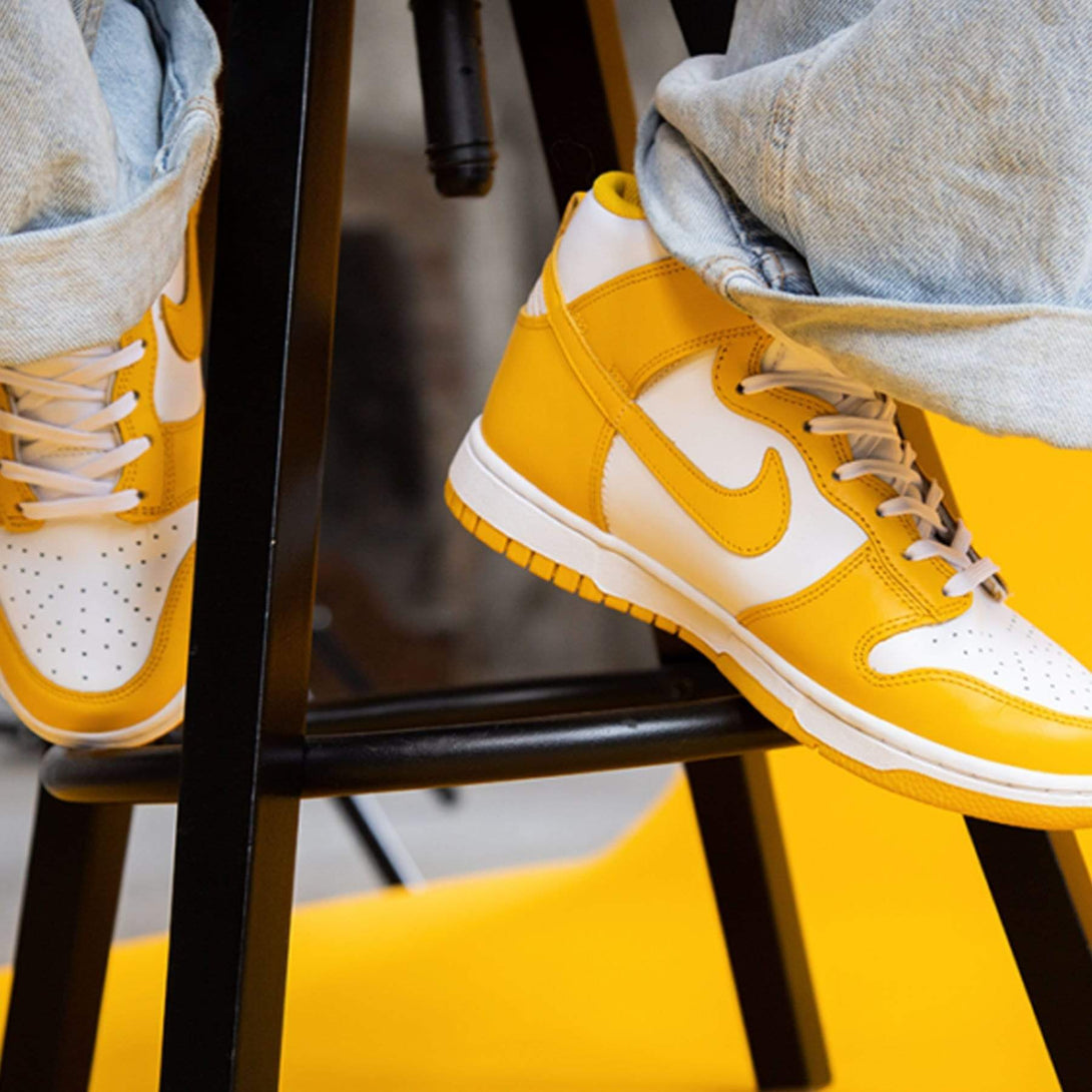 Nike Dunk Wmns High 'Dark Sulfur'- Streetwear Fashion - ellesey.com