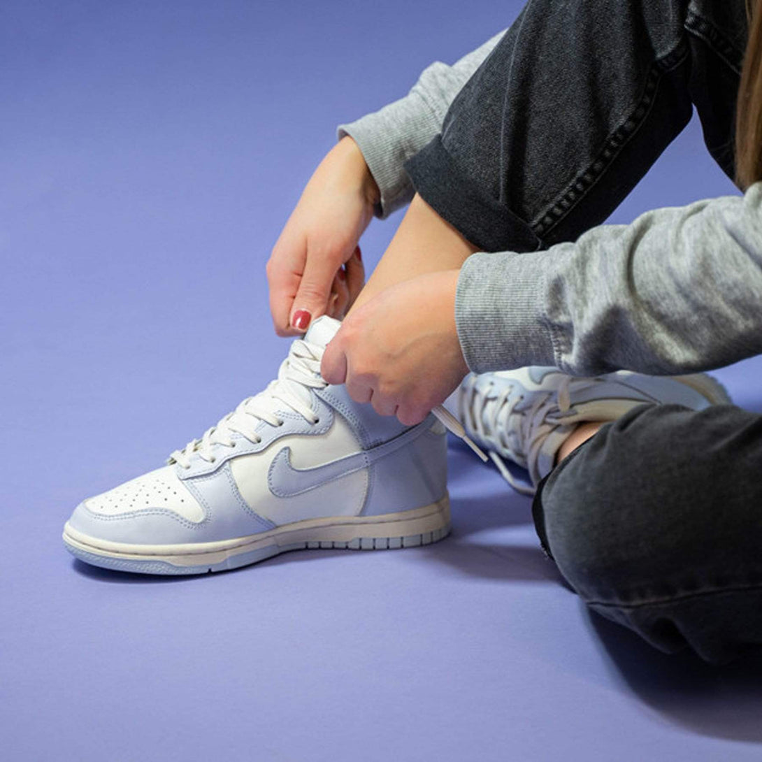 Nike Dunk Wmns High 'Football Grey'- Streetwear Fashion - ellesey.com