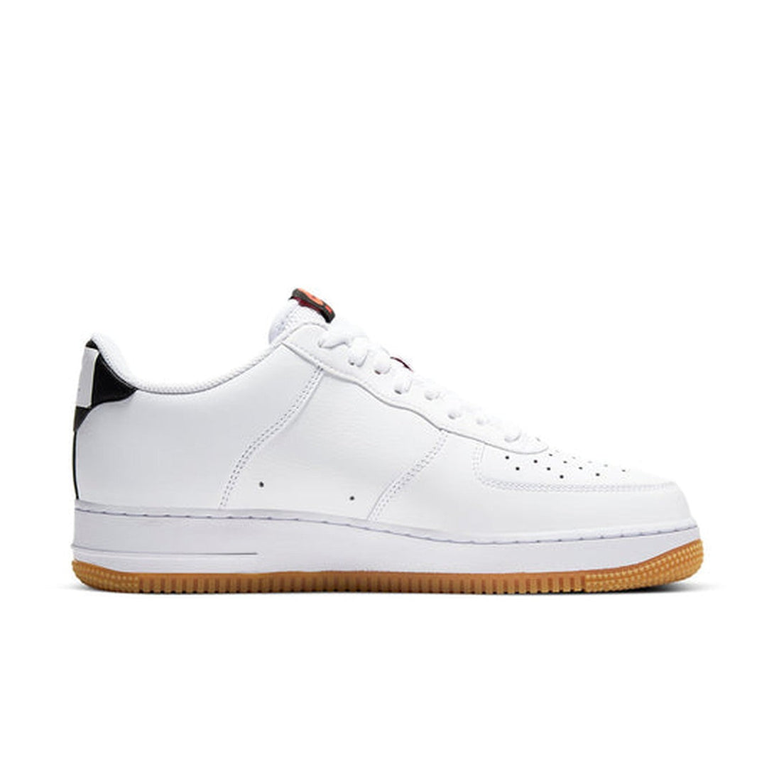 Nike NBA x Air Force 1 '07 LV8 'White Bright Crimson'- Streetwear Fashion - ellesey.com