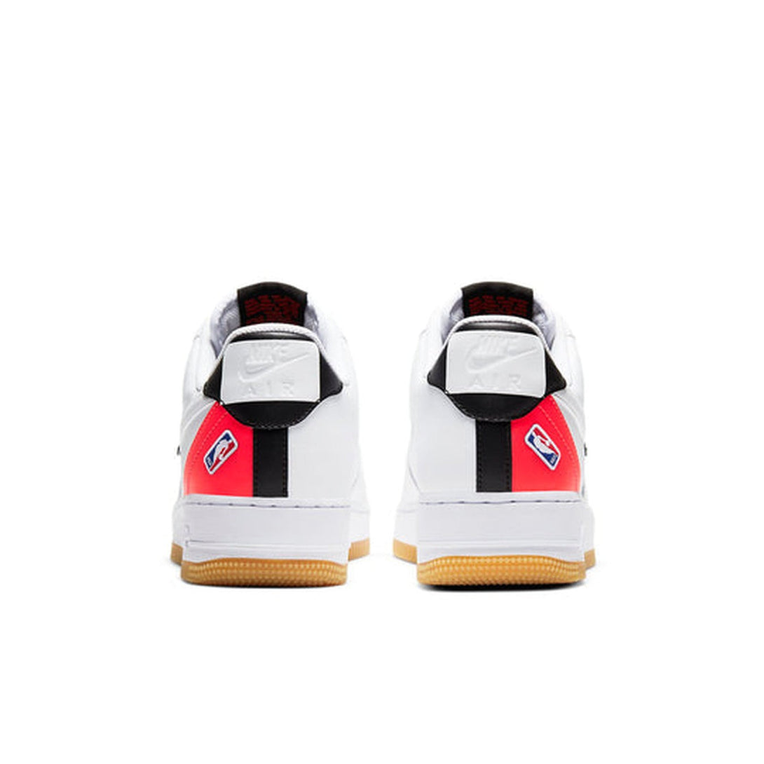 Nike NBA x Air Force 1 '07 LV8 'White Bright Crimson'- Streetwear Fashion - ellesey.com