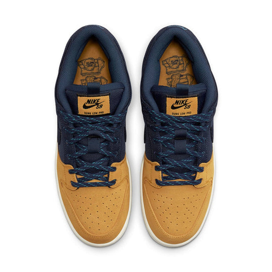 Nike SB Dunk Low Pro 'Midnight Navy Desert Ochre'- Streetwear Fashion - ellesey.com