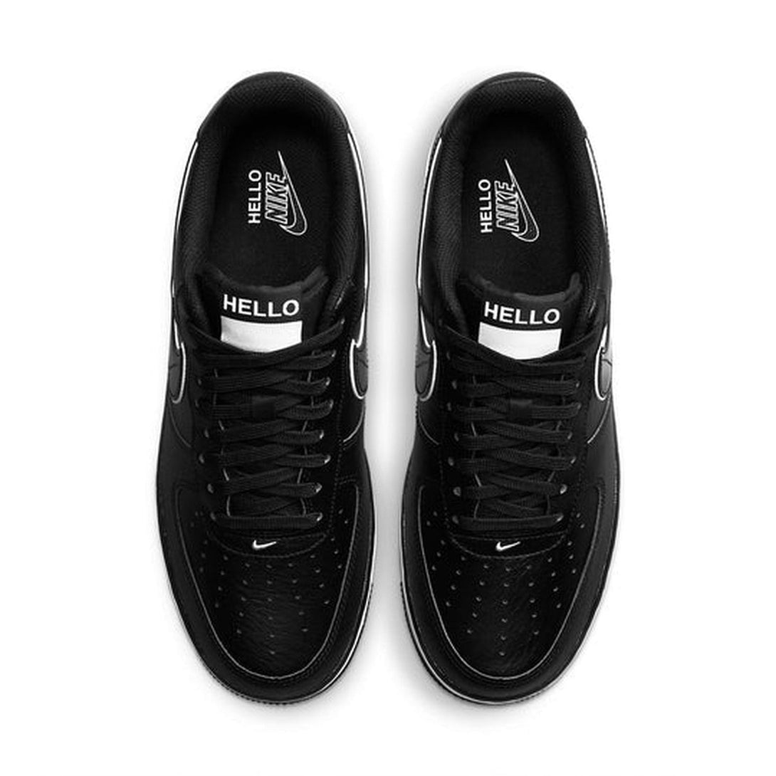 Nike Urbanstar x Air Force 1 '07 LX 'HELLO Pack - Black'- Streetwear Fashion - ellesey.com