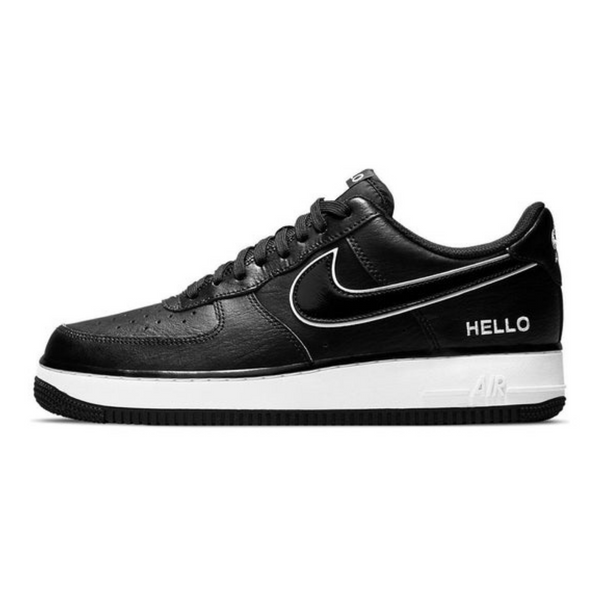 Nike Urbanstar x Air Force 1 '07 LX 'HELLO Pack - Black'- Streetwear Fashion - ellesey.com