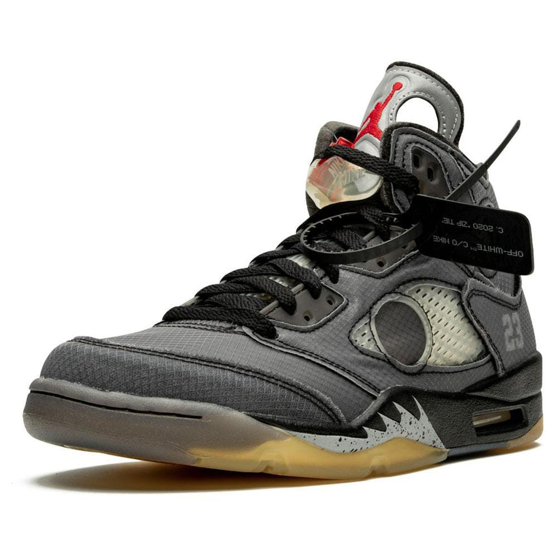 OFF-WHITE x Air Jordan 5 Retro SP 'Muslin'- Streetwear Fashion - ellesey.com