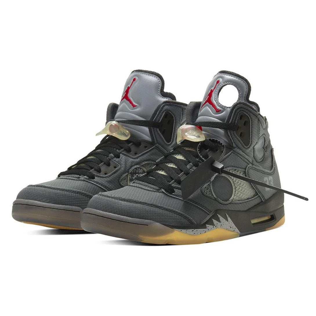 OFF-WHITE x Air Jordan 5 Retro SP 'Muslin'- Streetwear Fashion - ellesey.com