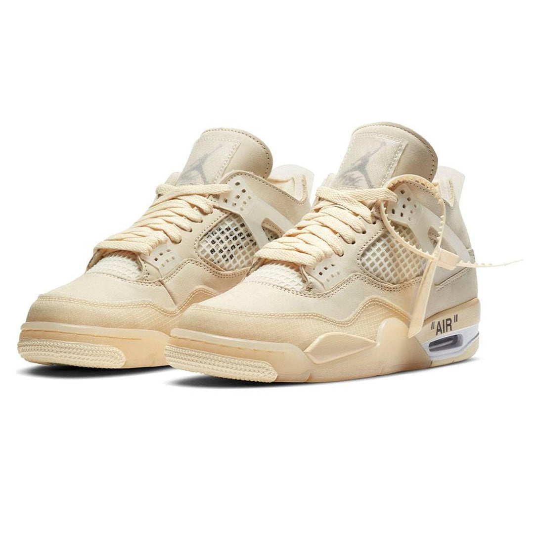 OFF-WHITE x Wmns Air Jordan 4 SP 'Sail'- Streetwear Fashion - ellesey.com