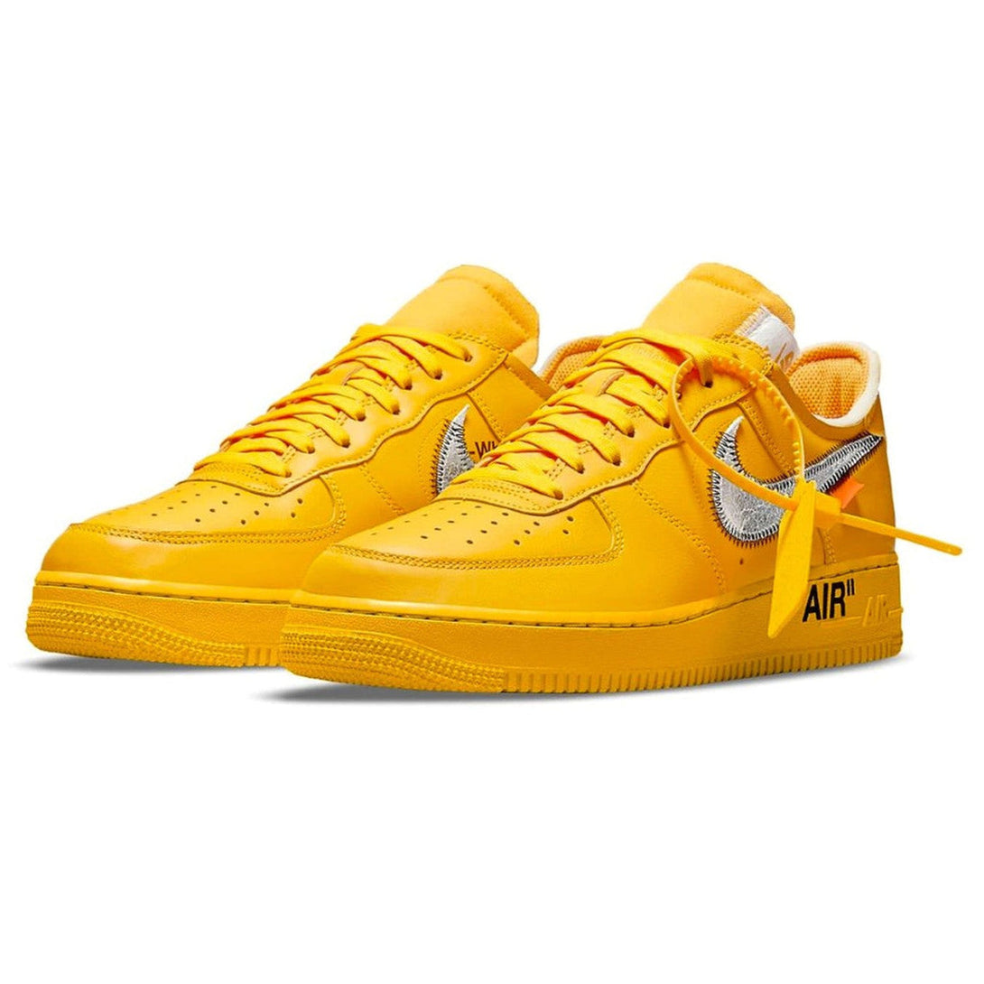 Off-White x Nike Air Force 1 Low ‘Lemonade’- Streetwear Fashion - ellesey.com