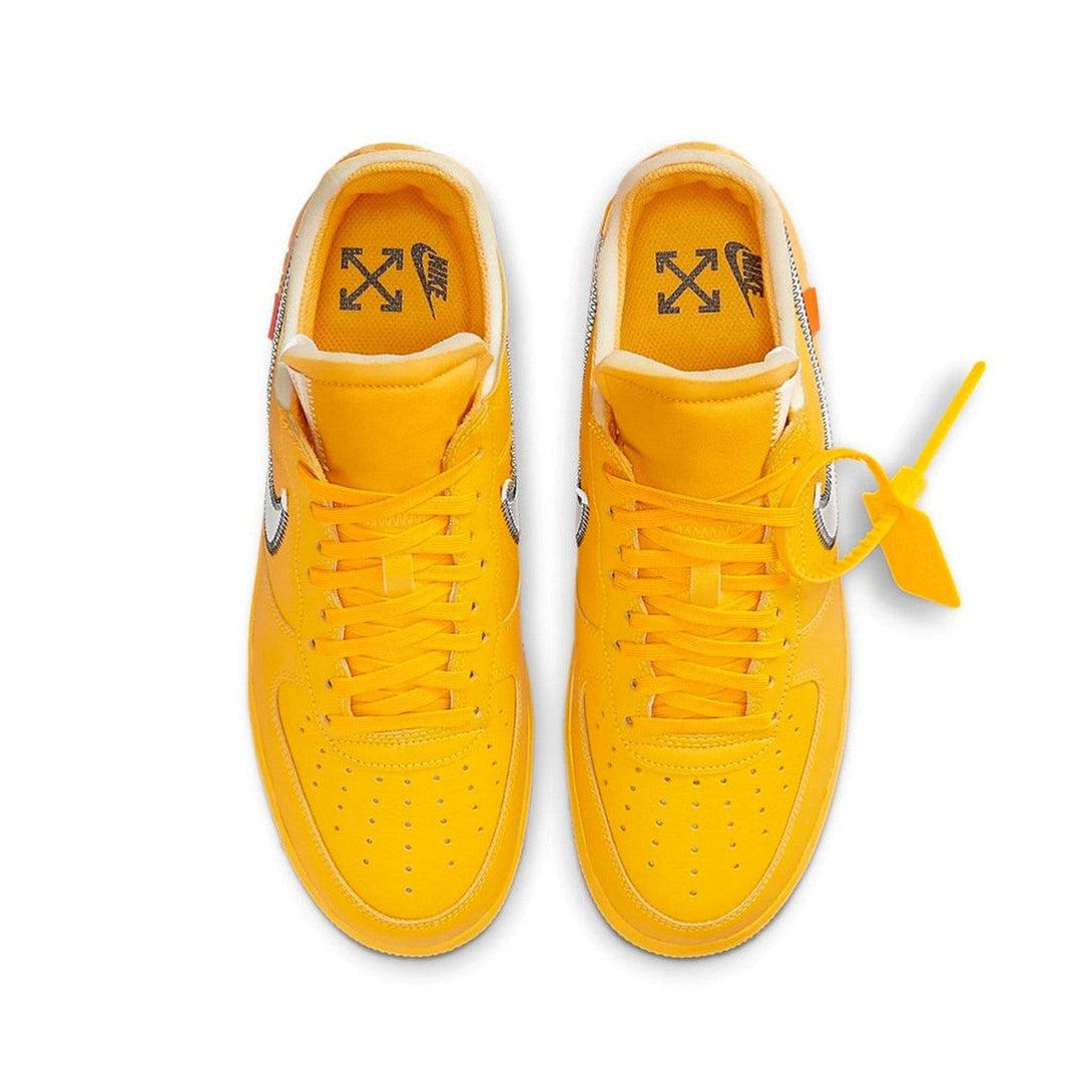 Off-White x Nike Air Force 1 Low ‘Lemonade’- Streetwear Fashion - ellesey.com