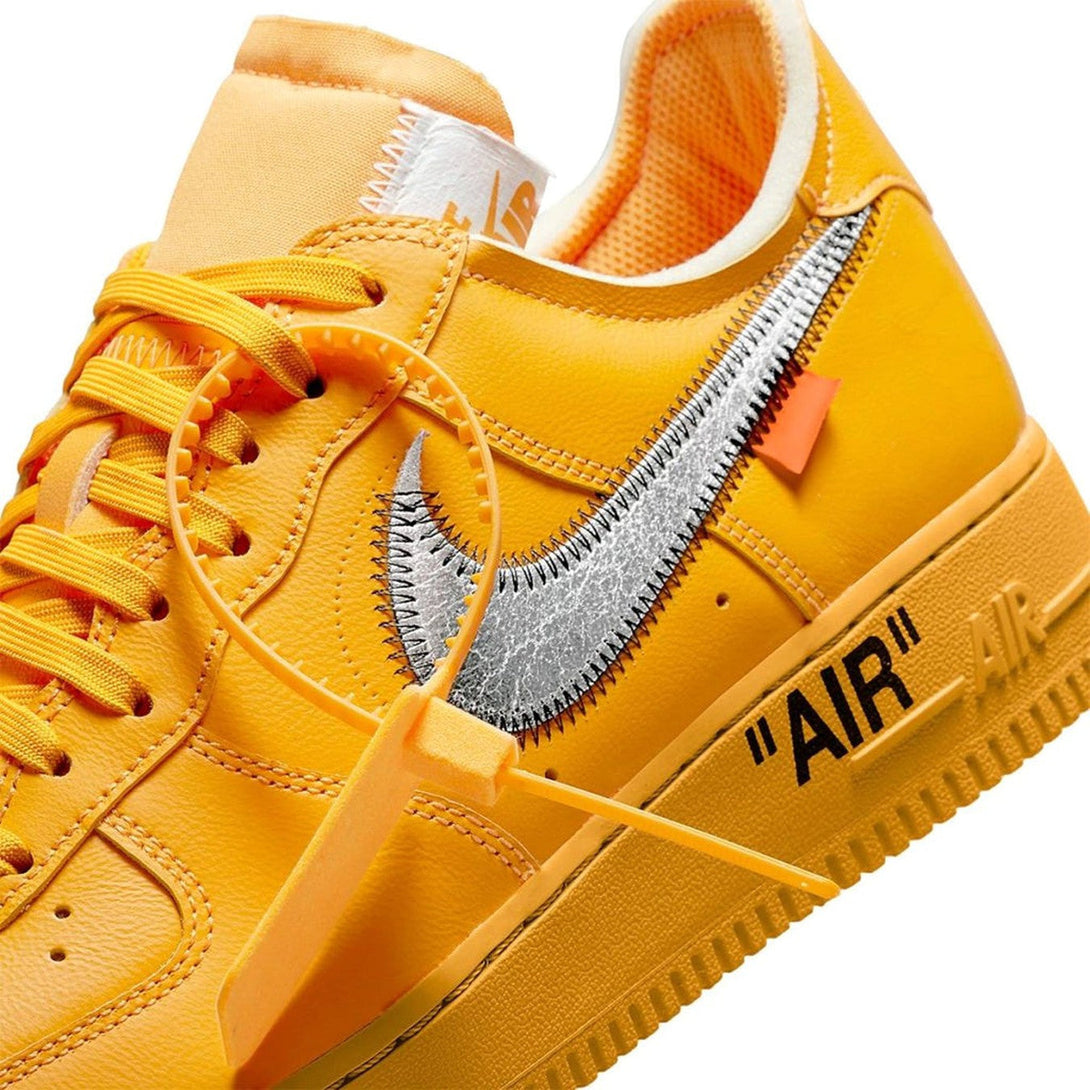 Off-White x Nike Air Force 1 Low ‘Lemonade’- Streetwear Fashion - ellesey.com