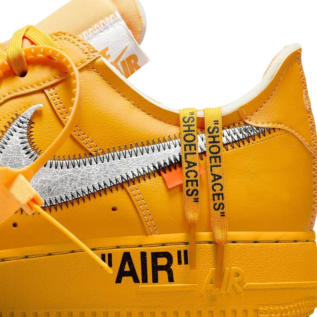 Off-White x Nike Air Force 1 Low ‘Lemonade’- Streetwear Fashion - ellesey.com