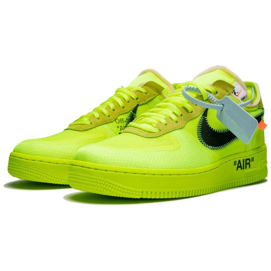 Off-White x Nike Air Force 1 Volt- Streetwear Fashion - ellesey.com