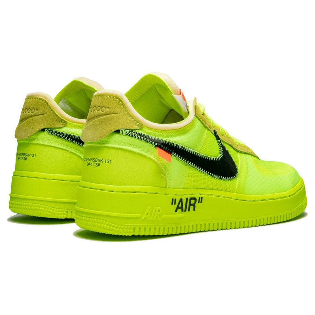 Off-White x Nike Air Force 1 Volt- Streetwear Fashion - ellesey.com