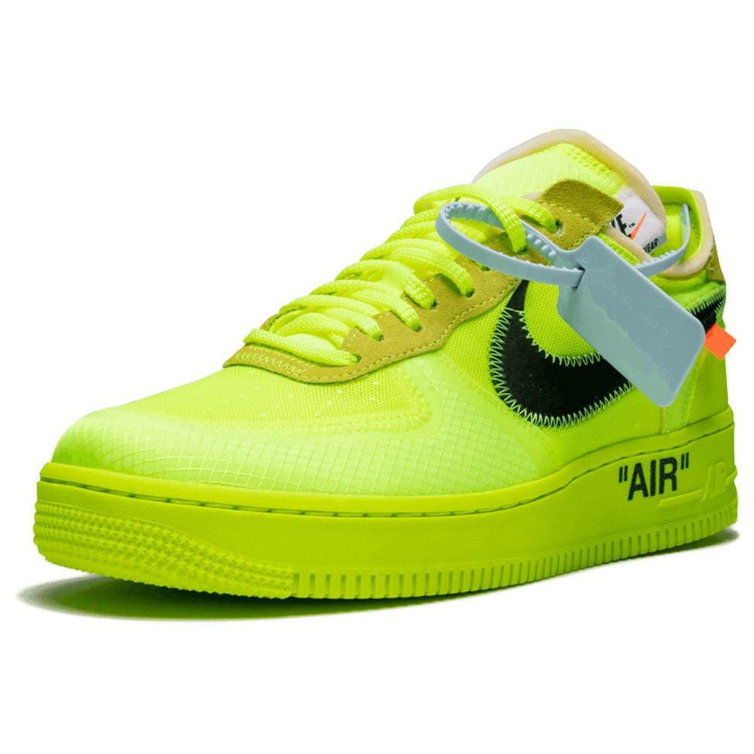 Off-White x Nike Air Force 1 Volt- Streetwear Fashion - ellesey.com