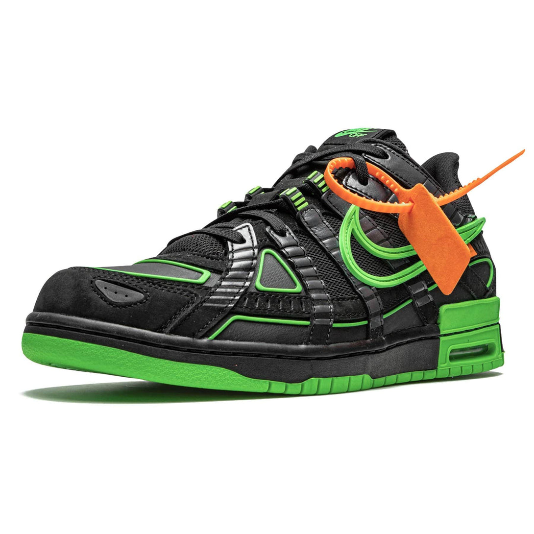 Off-White x Nike Air Rubber Dunk 'Green Strike'- Streetwear Fashion - ellesey.com