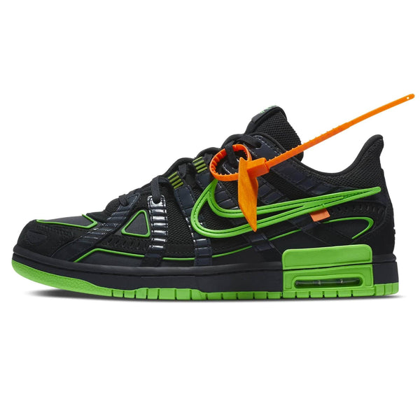 Off-White x Nike Air Rubber Dunk 'Green Strike'- Streetwear Fashion - ellesey.com