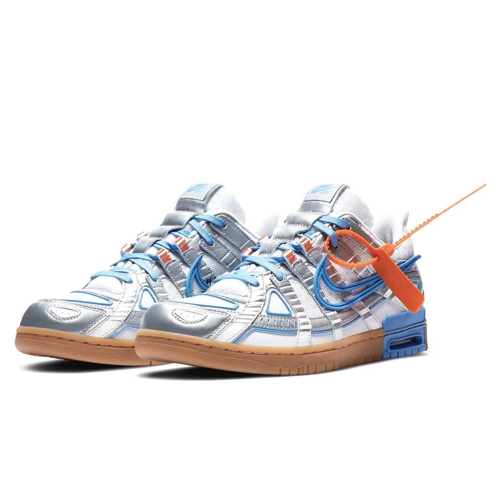 Off-White x Nike Air Rubber Dunk 'University Blue'- Streetwear Fashion - ellesey.com