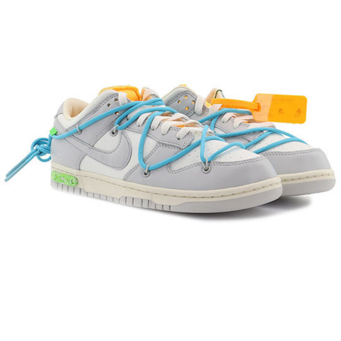 Off-White x Nike Dunk Low 'Lot 02 of 50'- Streetwear Fashion - ellesey.com