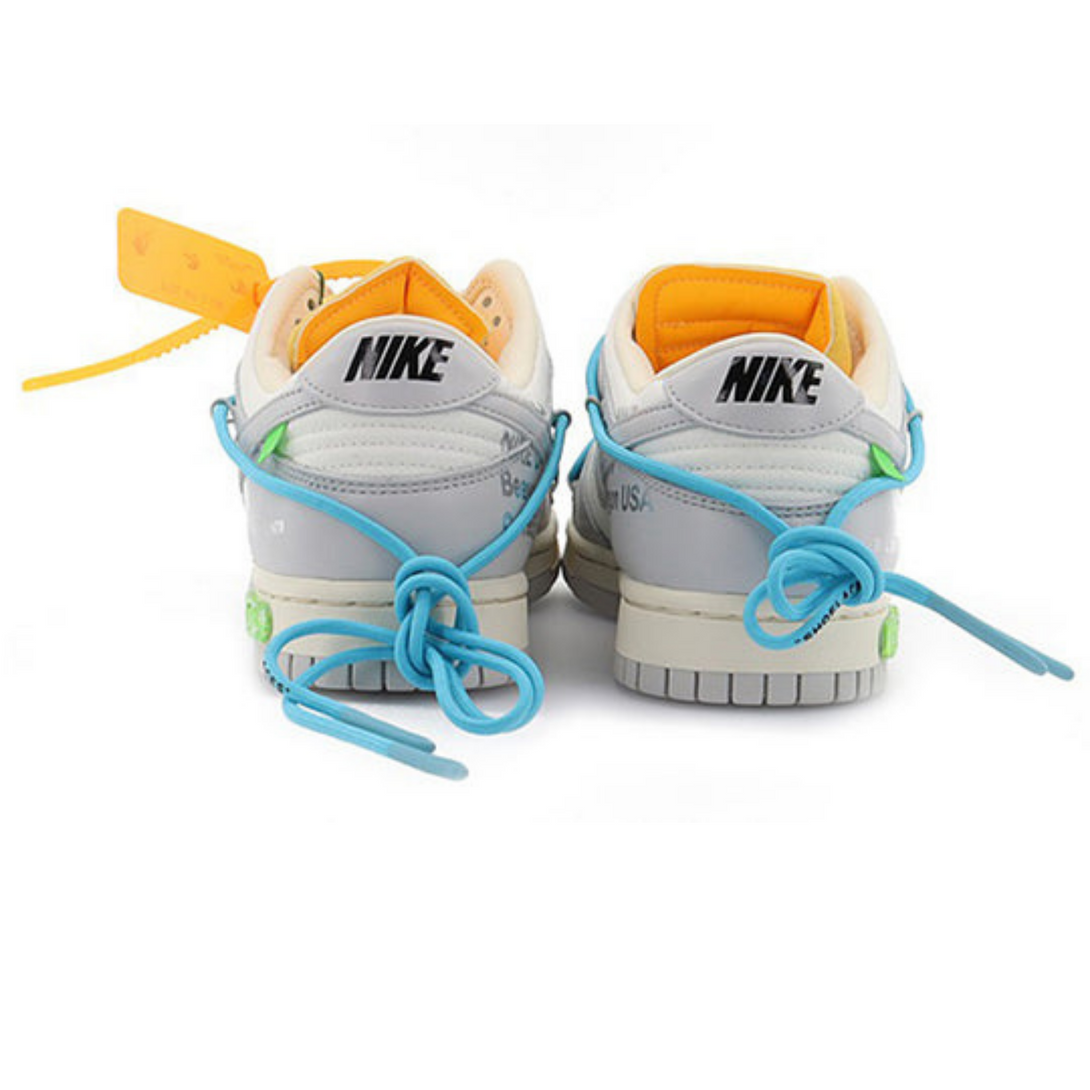 Off-White x Nike Dunk Low 'Lot 02 of 50'- Streetwear Fashion - ellesey.com