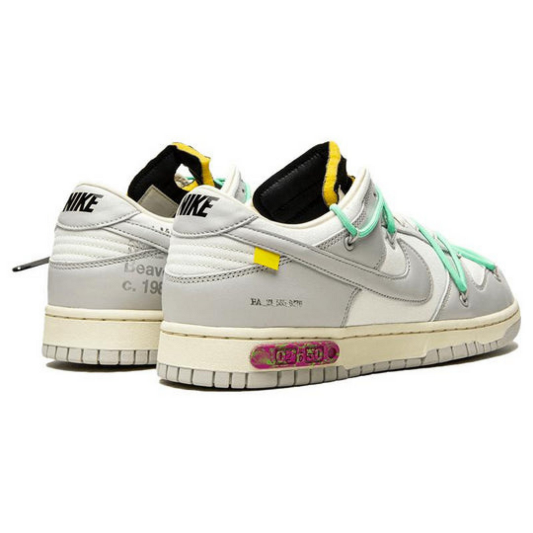 Off-White x Nike Dunk Low 'Lot 04 of 50'- Streetwear Fashion - ellesey.com