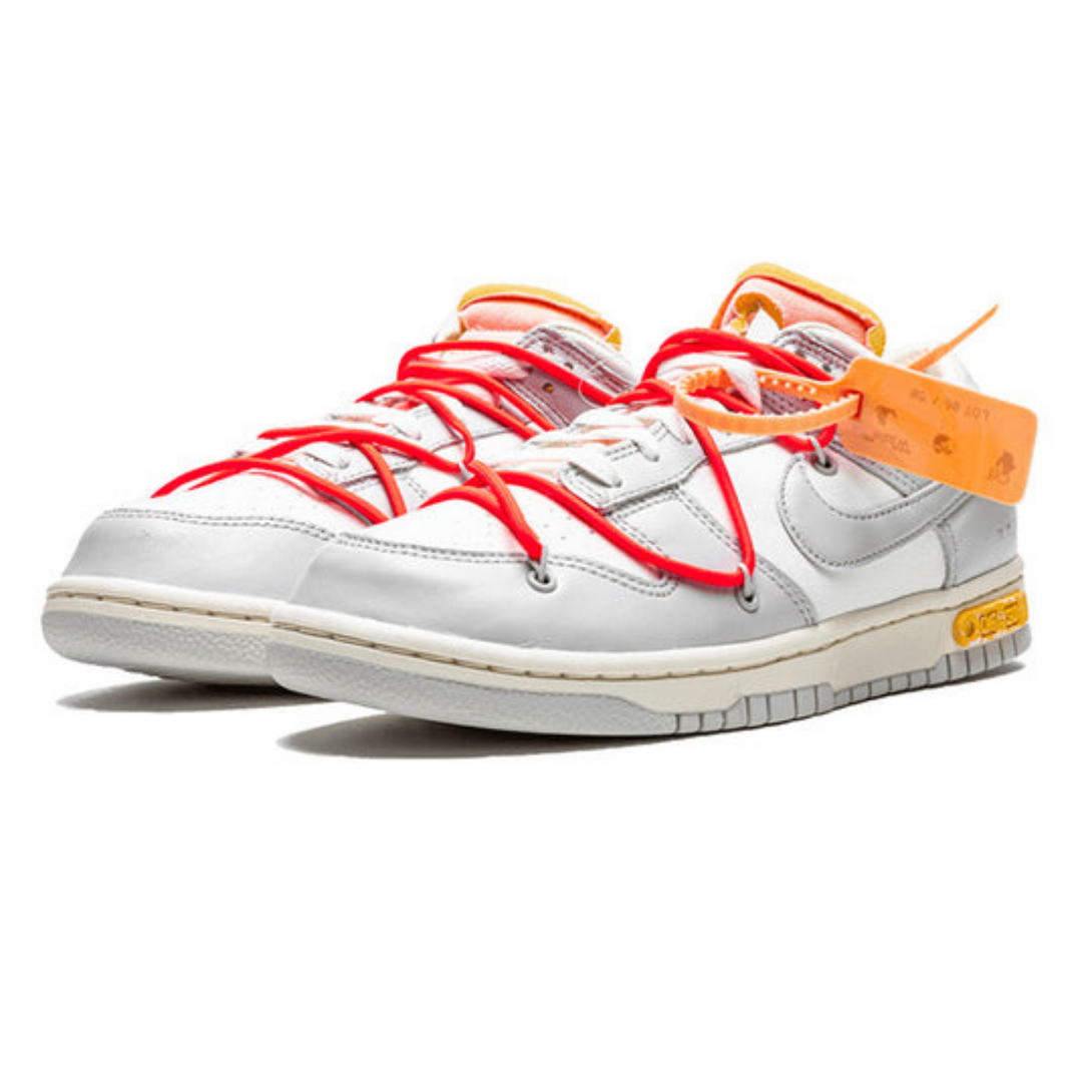 Off-White x Nike Dunk Low 'Lot 06 of 50'- Streetwear Fashion - ellesey.com