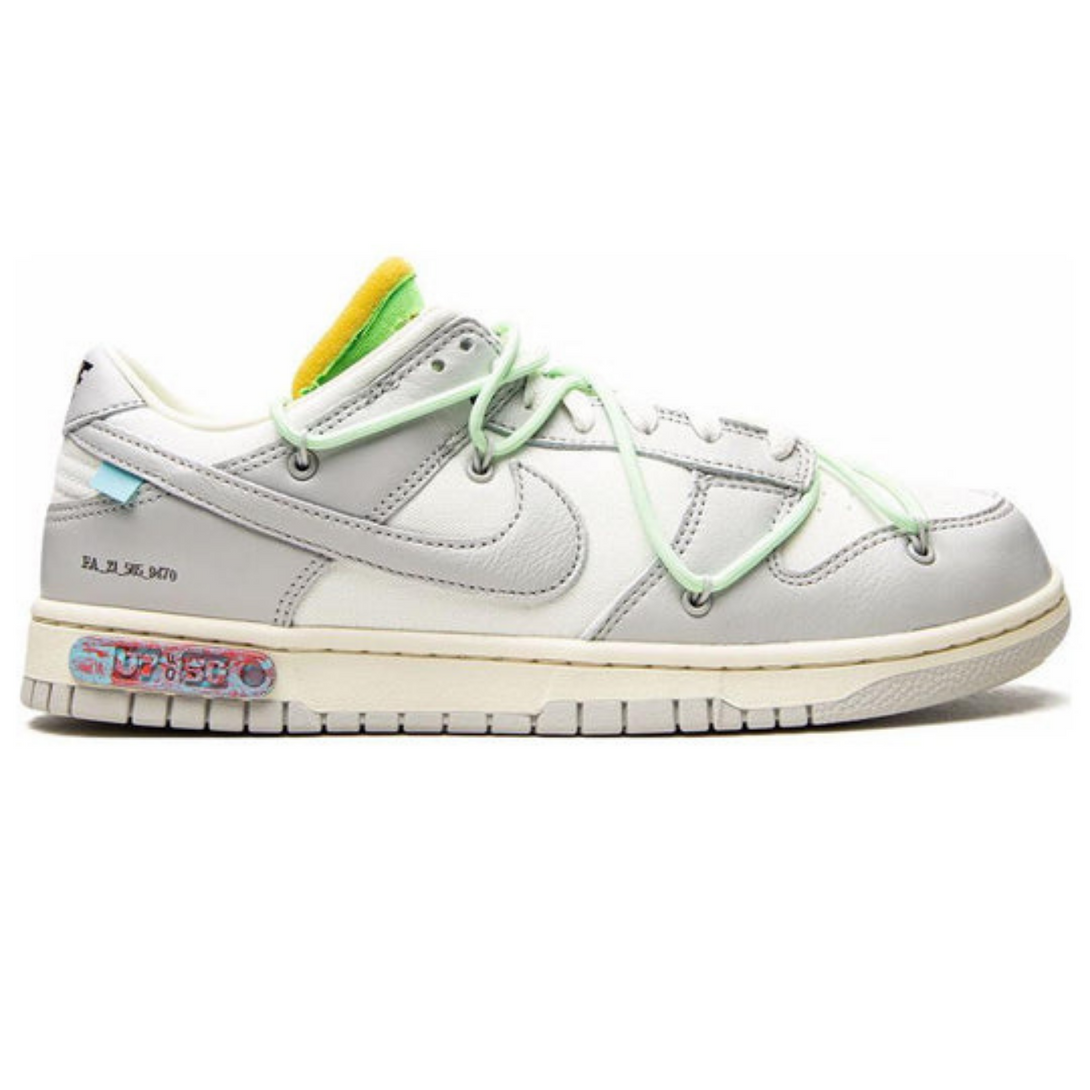 Off-White x Nike Dunk Low 'Lot 07 of 50'- Streetwear Fashion - ellesey.com